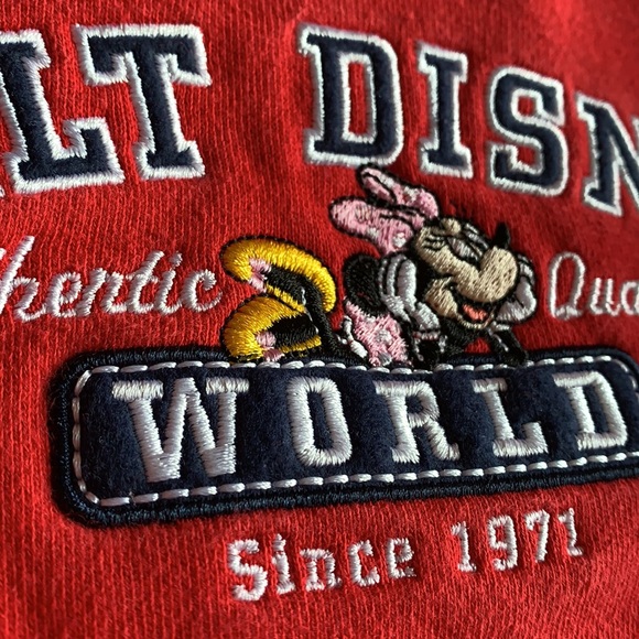 Disney World Parks Minnie Mouse Hoodie Size XS 3-4 - Picture 2 of 7